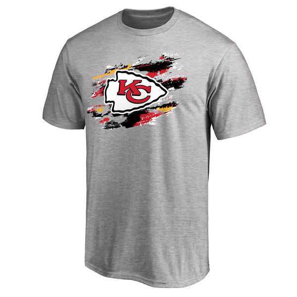 Men's Kansas City Chiefs NFL Pro Line True Color T-Shirt Heathered Gray,We sell and wholesale Men's Kansas City Chiefs NFL Pro Line True Color T-Shirt Heathered Gray on line form chian!